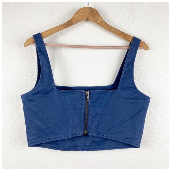 Free People Lost in the Light Crop Top Size 10 - Picture 11 of 13